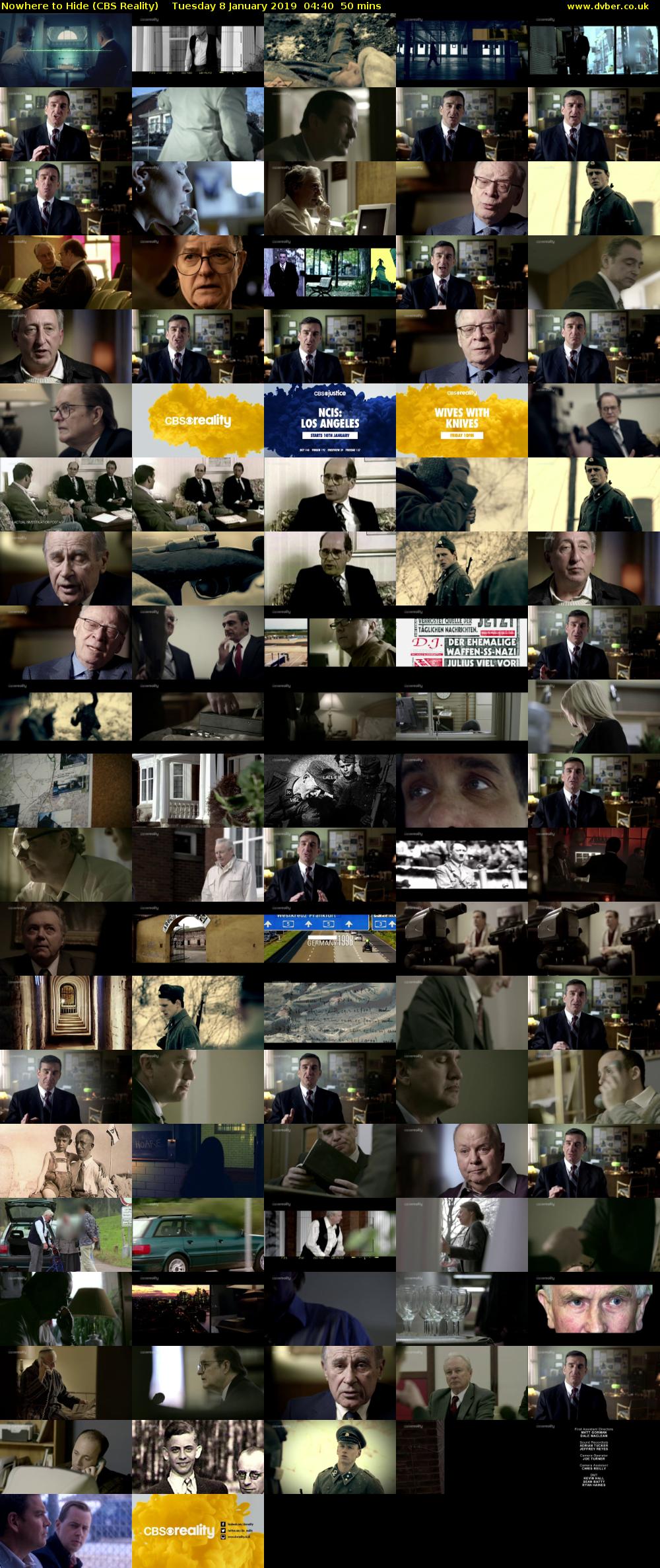 Nowhere to Hide (CBS Reality) Tuesday 8 January 2019 04:40 - 05:30