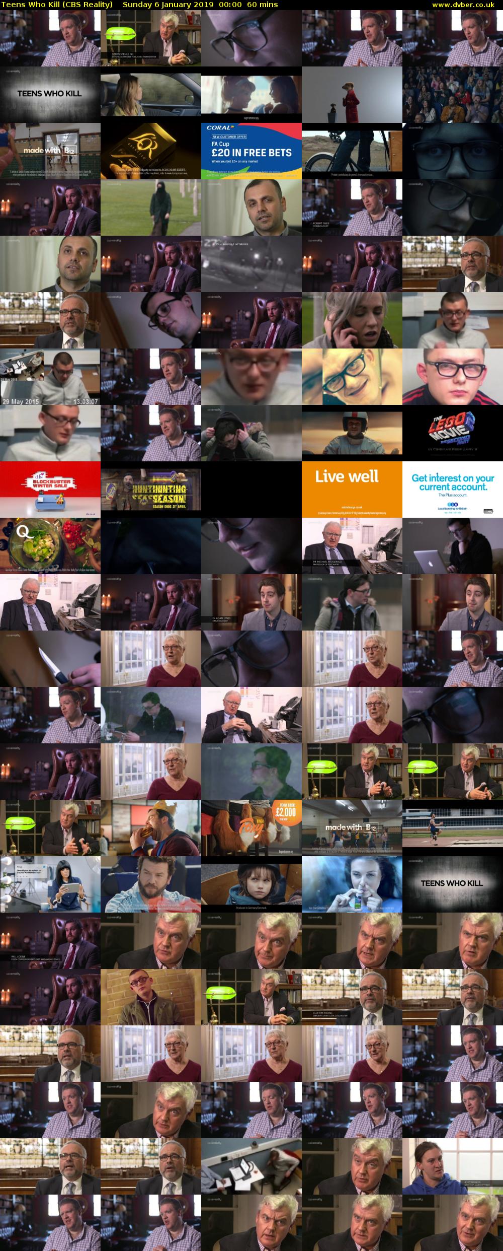 Teens Who Kill (CBS Reality) Sunday 6 January 2019 00:00 - 01:00