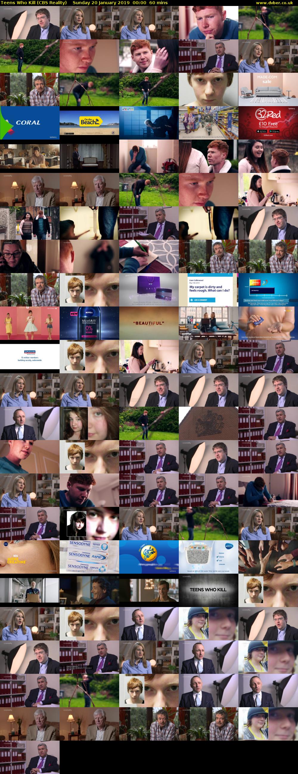 Teens Who Kill (CBS Reality) Sunday 20 January 2019 00:00 - 01:00