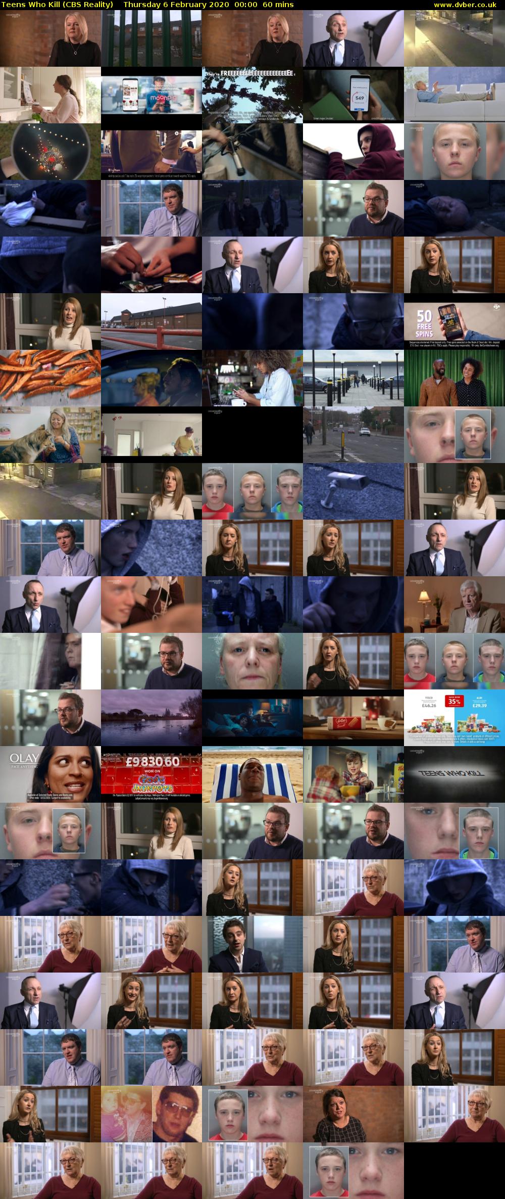 Teens Who Kill (CBS Reality) Thursday 6 February 2020 00:00 - 01:00