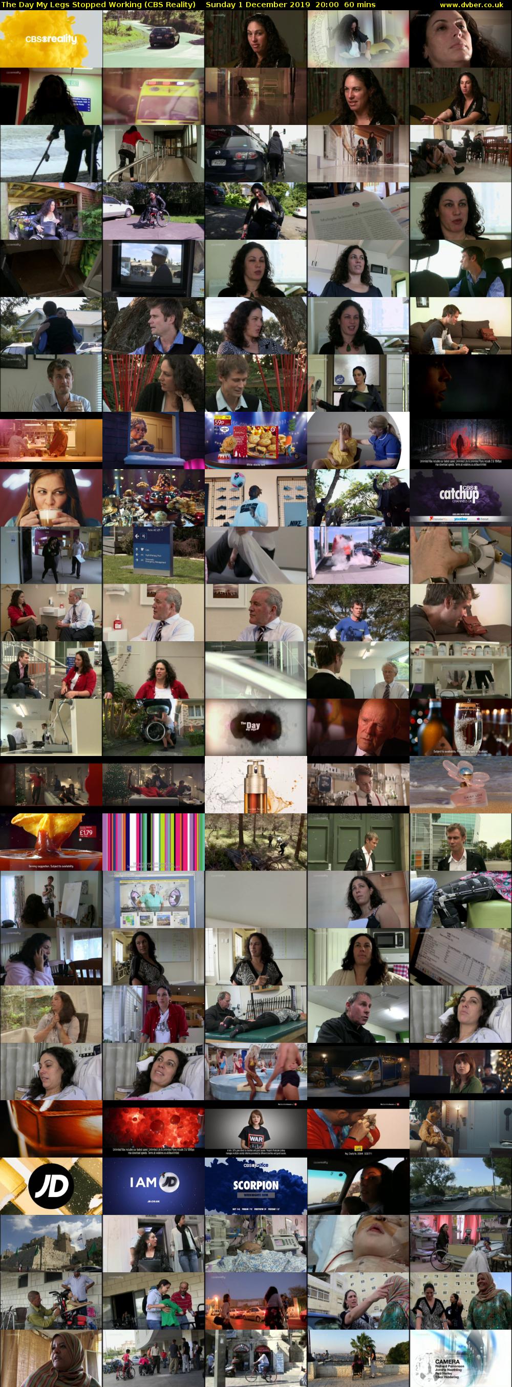 The Day My Legs Stopped Working (CBS Reality) Sunday 1 December 2019 20:00 - 21:00