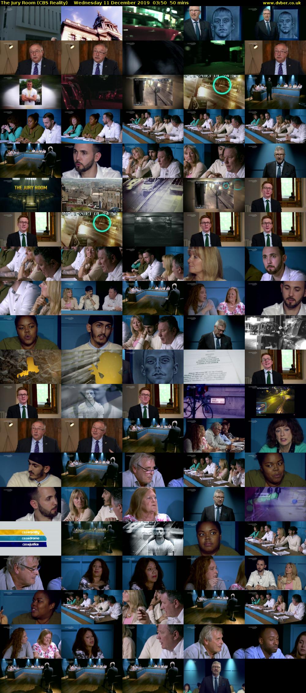 The Jury Room (CBS Reality) Wednesday 11 December 2019 03:50 - 04:40