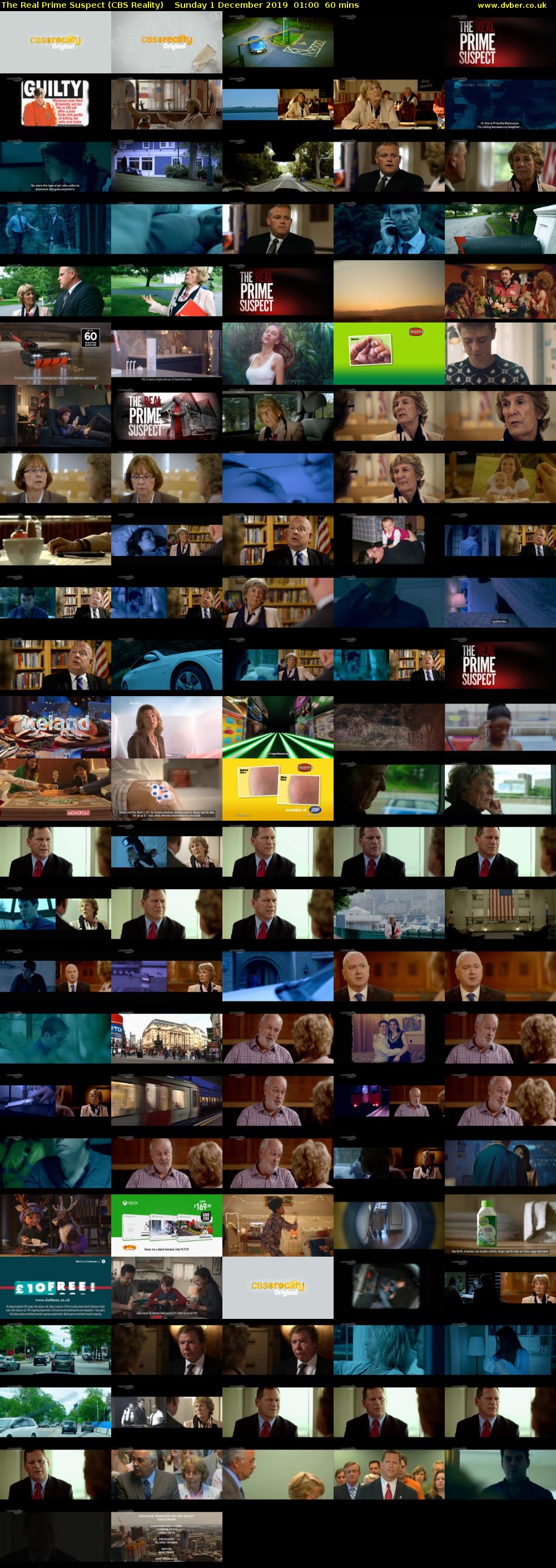 The Real Prime Suspect (CBS Reality) Sunday 1 December 2019 01:00 - 02:00