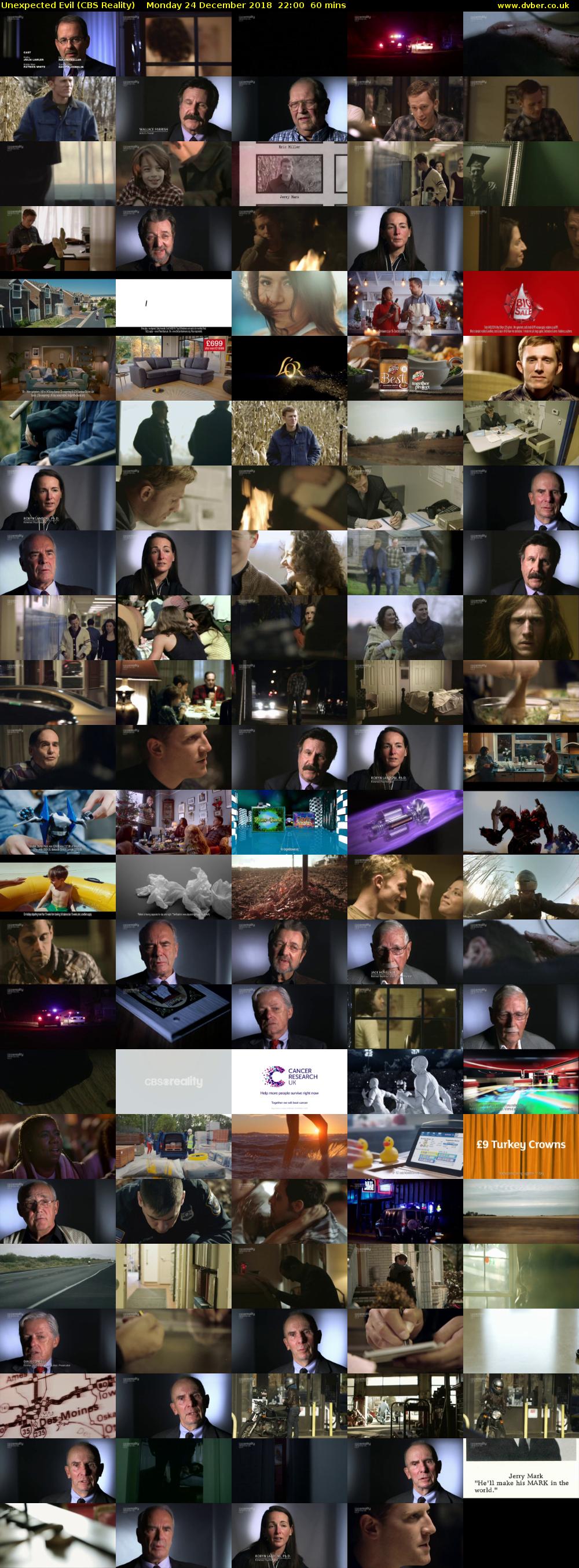 Unexpected Evil (CBS Reality) Monday 24 December 2018 22:00 - 23:00