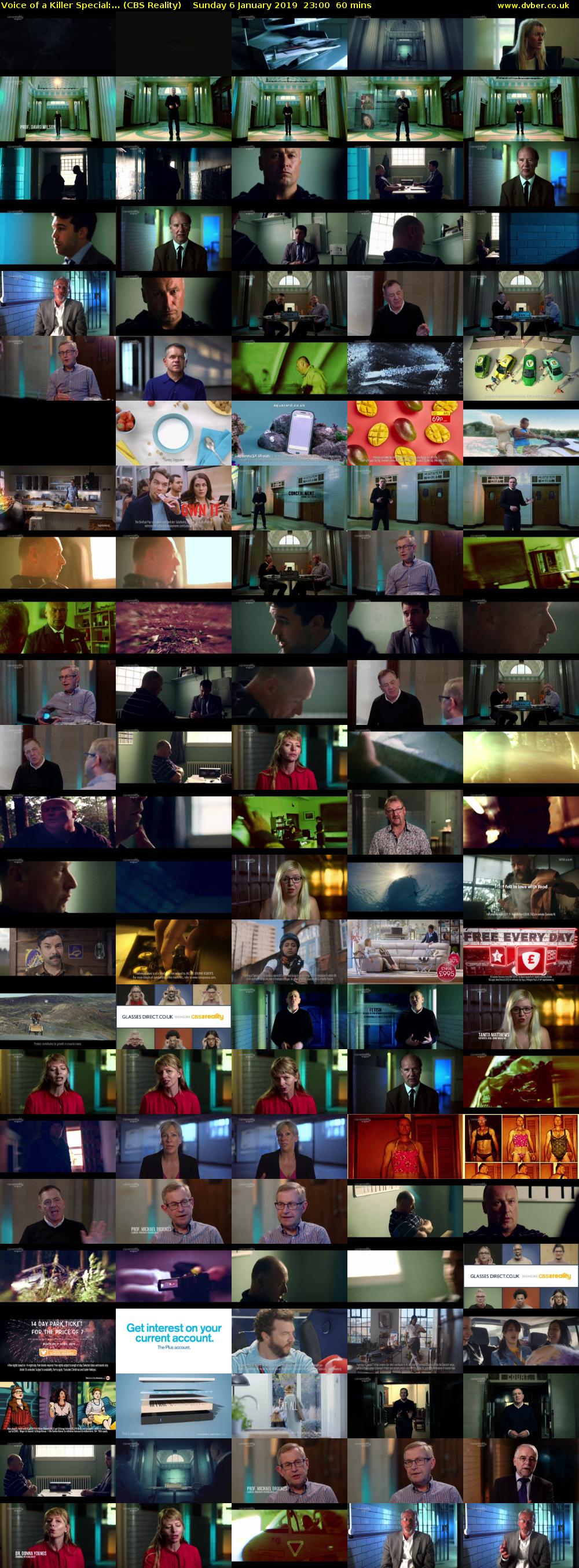 Voice of a Killer Special:... (CBS Reality) Sunday 6 January 2019 23:00 - 00:00