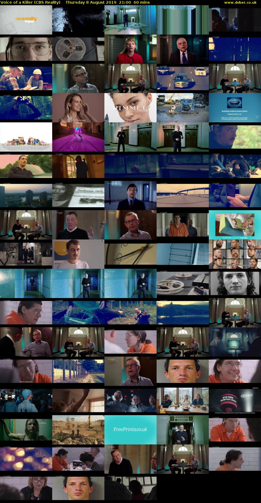 Voice of a Killer (CBS Reality) Thursday 8 August 2019 21:00 - 22:00