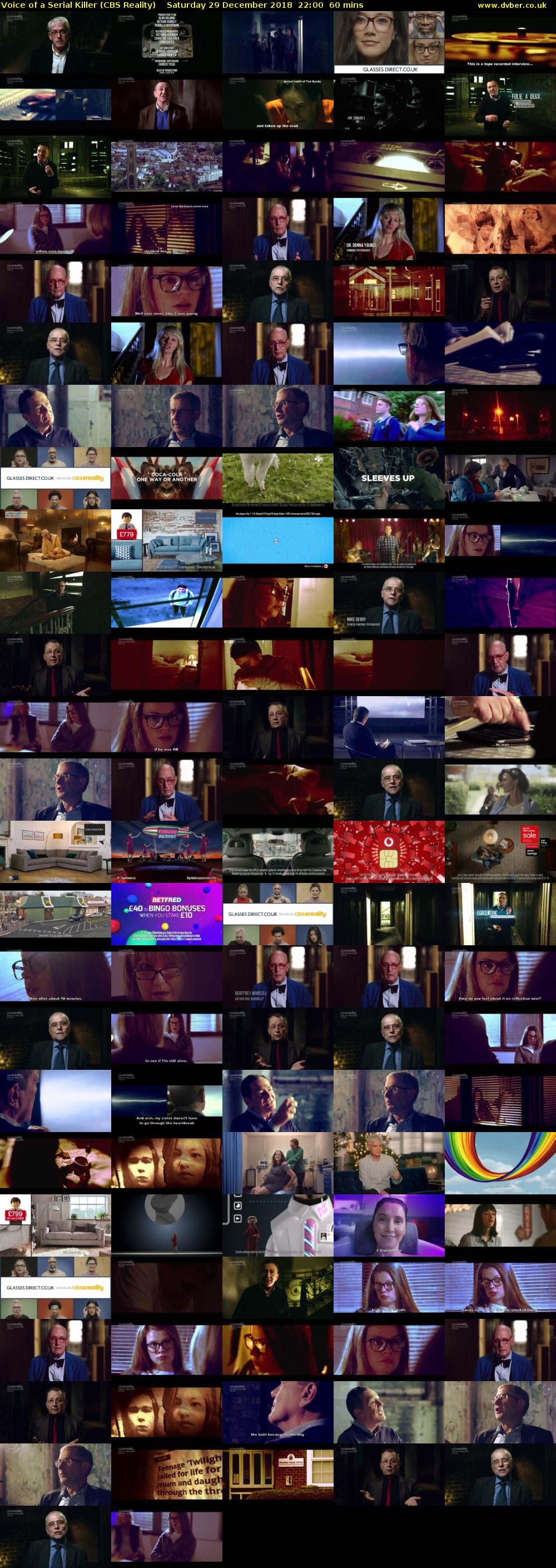 Voice of a Serial Killer (CBS Reality) Saturday 29 December 2018 22:00 - 23:00