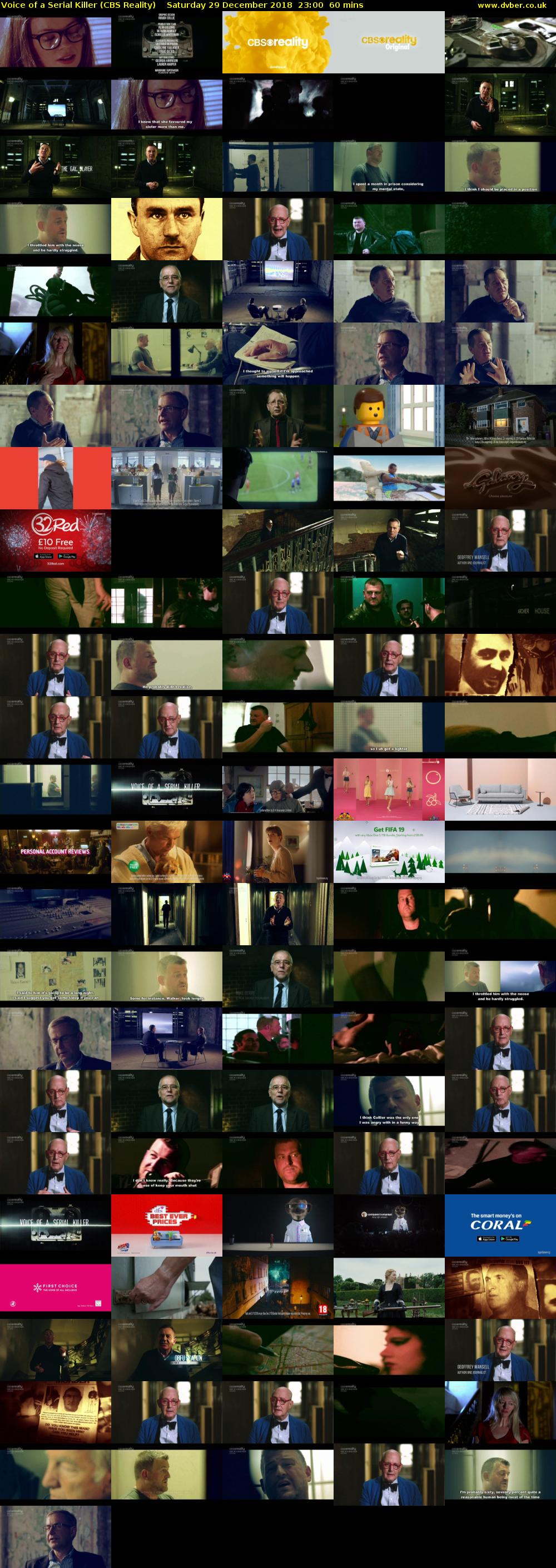 Voice of a Serial Killer (CBS Reality) Saturday 29 December 2018 23:00 - 00:00