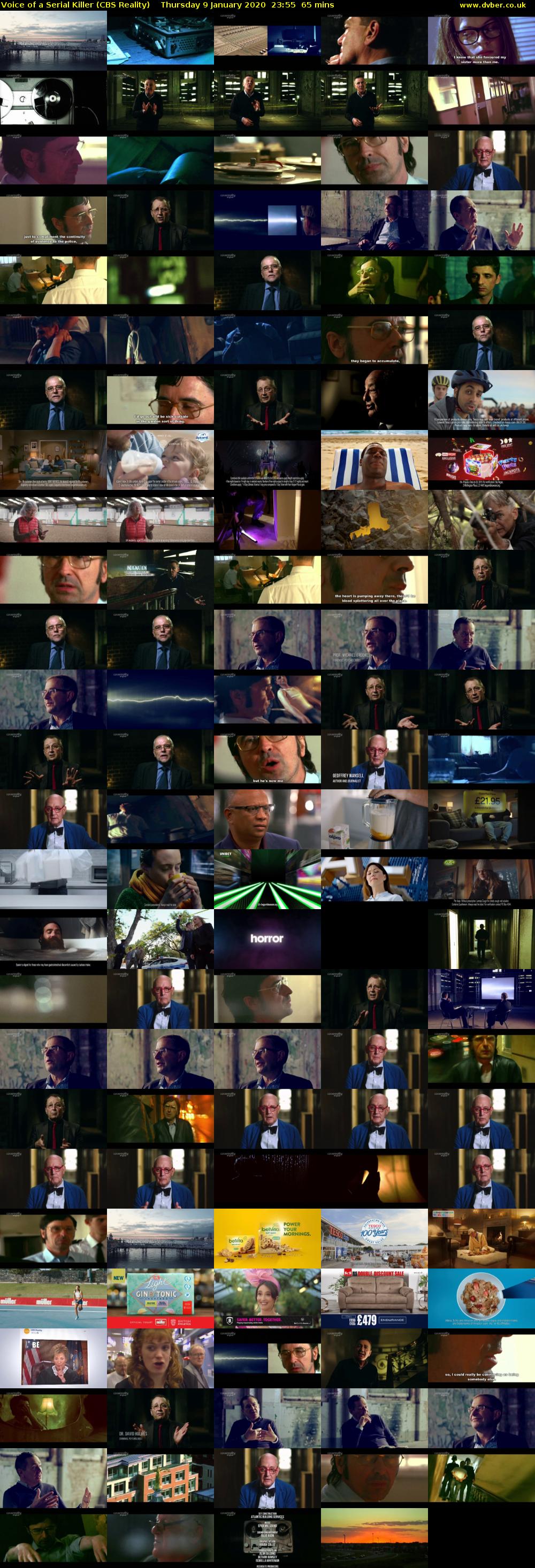 Voice of a Serial Killer (CBS Reality) Thursday 9 January 2020 23:55 - 01:00