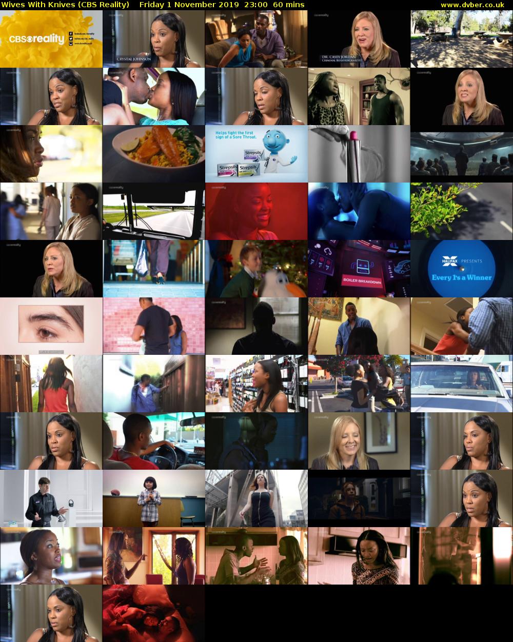 Wives With Knives (CBS Reality) Friday 1 November 2019 23:00 - 00:00