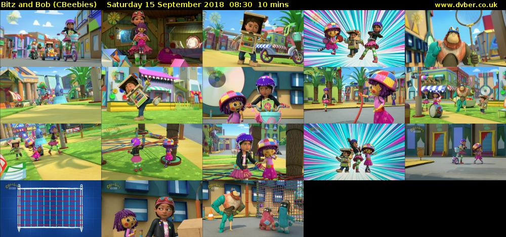 Bitz and Bob (CBeebies) Saturday 15 September 2018 08:30 - 08:40