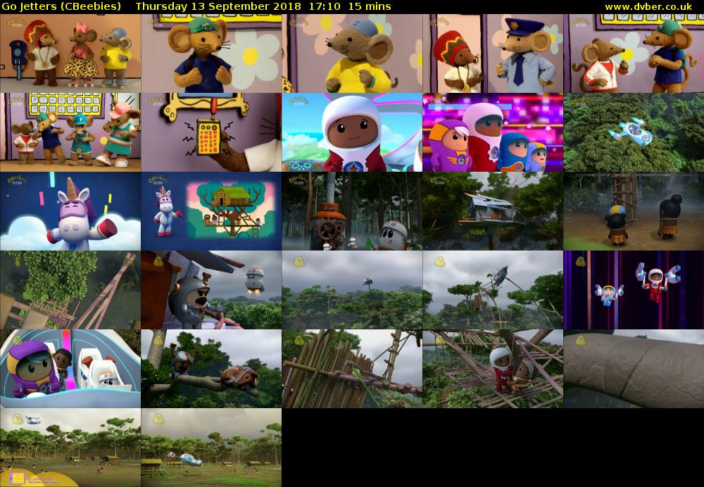 Go Jetters (CBeebies) Thursday 13 September 2018 17:10 - 17:25