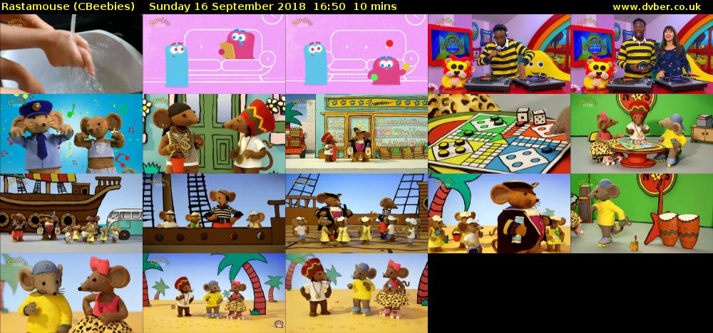 Rastamouse (CBeebies) Sunday 16 September 2018 16:50 - 17:00