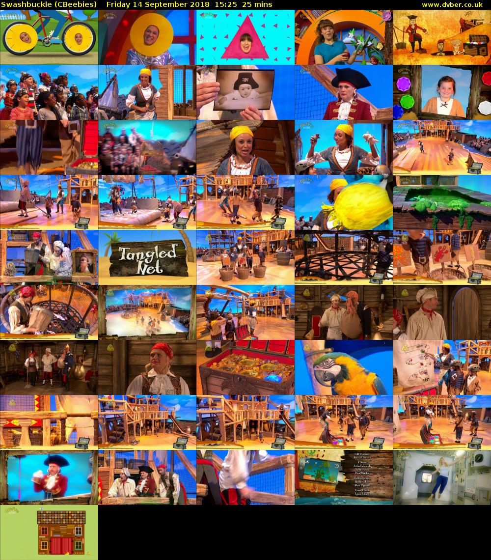 Swashbuckle (CBeebies) Friday 14 September 2018 15:25 - 15:50