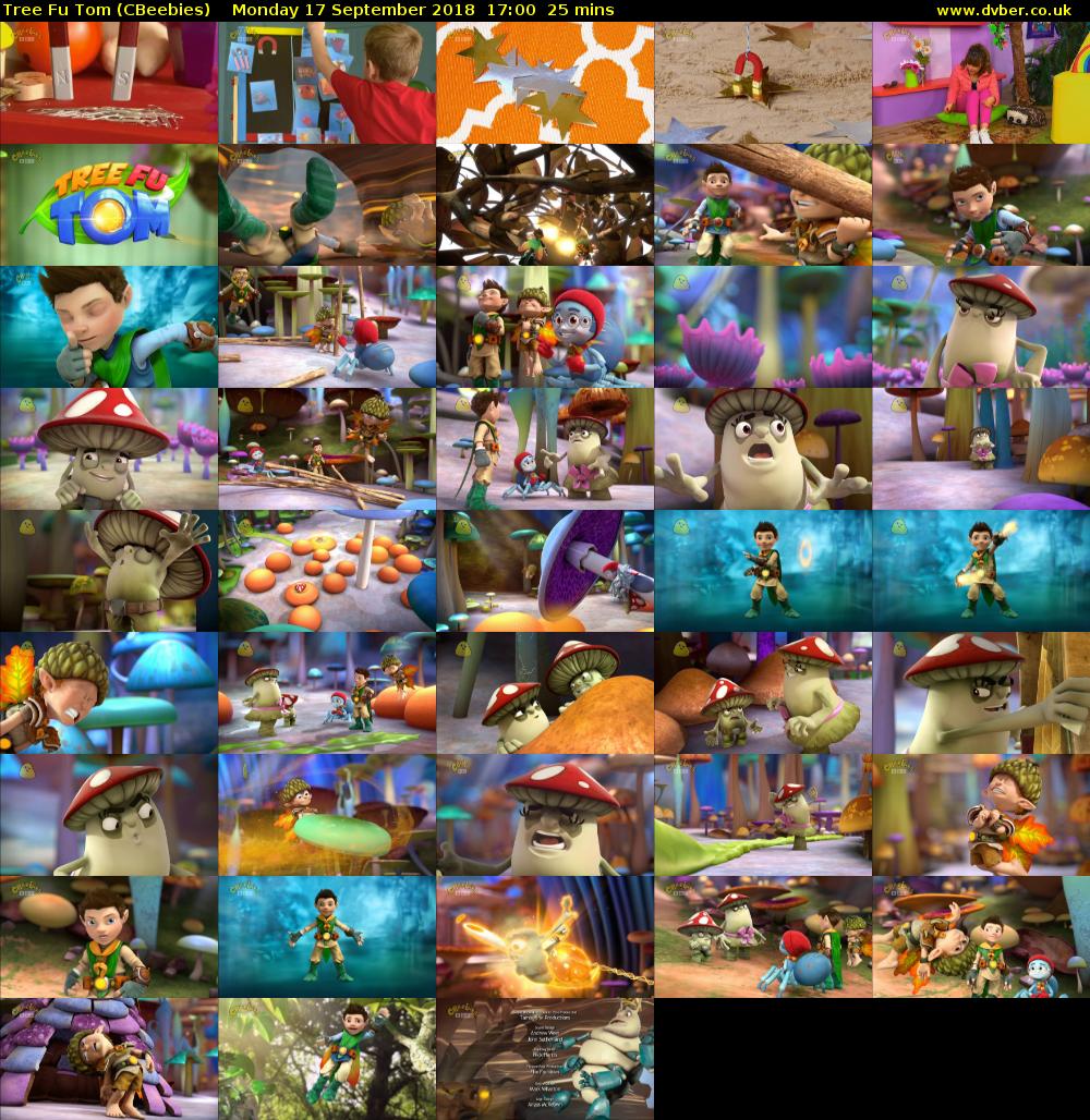 Tree Fu Tom (CBeebies) Monday 17 September 2018 17:00 - 17:25