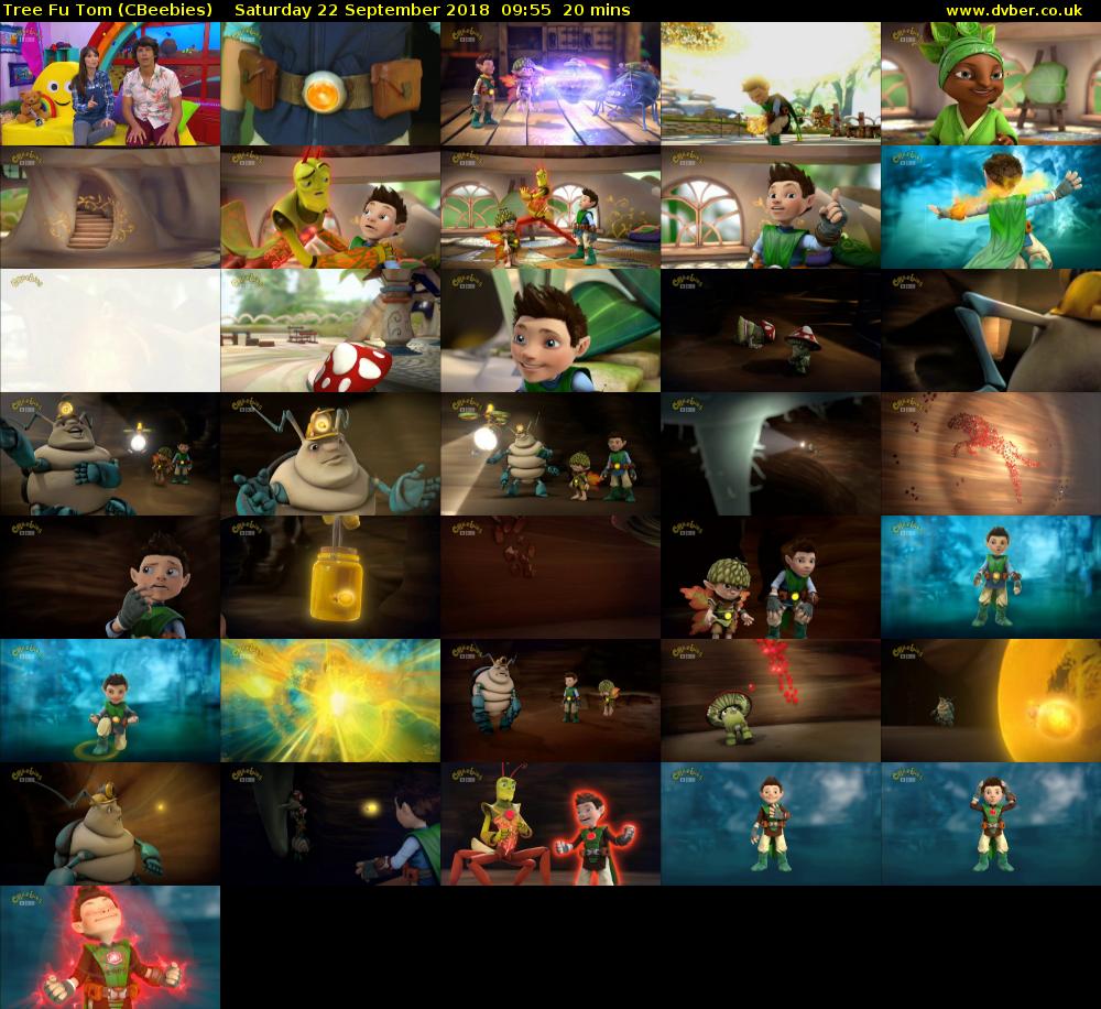 Tree Fu Tom (CBeebies) Saturday 22 September 2018 09:55 - 10:15