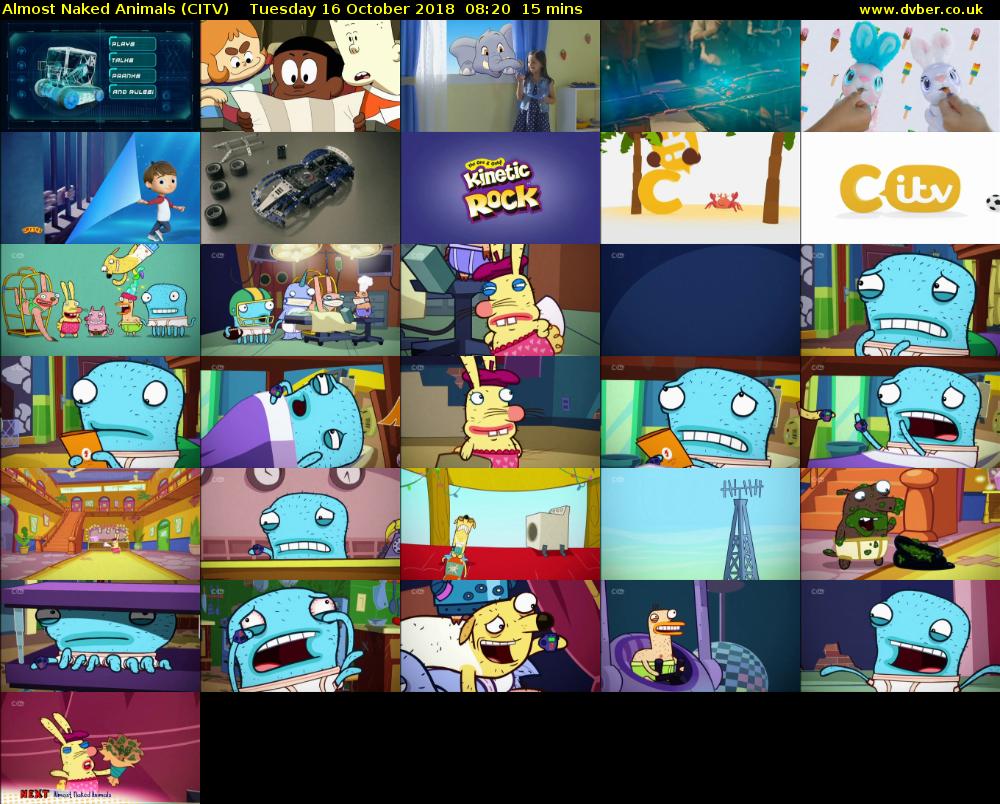 Almost Naked Animals (CITV) Tuesday 16 October 2018 08:20 - 08:35