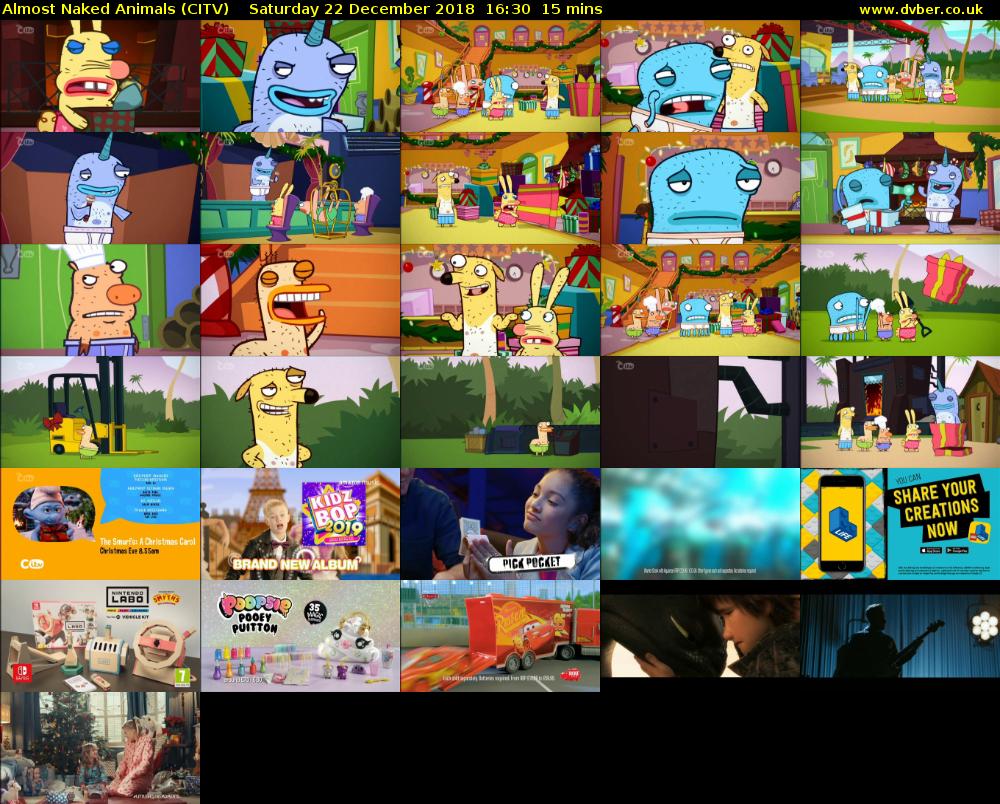 Almost Naked Animals (CITV) Saturday 22 December 2018 16:30 - 16:45