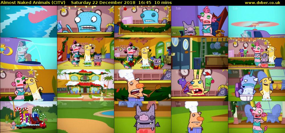 Almost Naked Animals (CITV) Saturday 22 December 2018 16:45 - 16:55