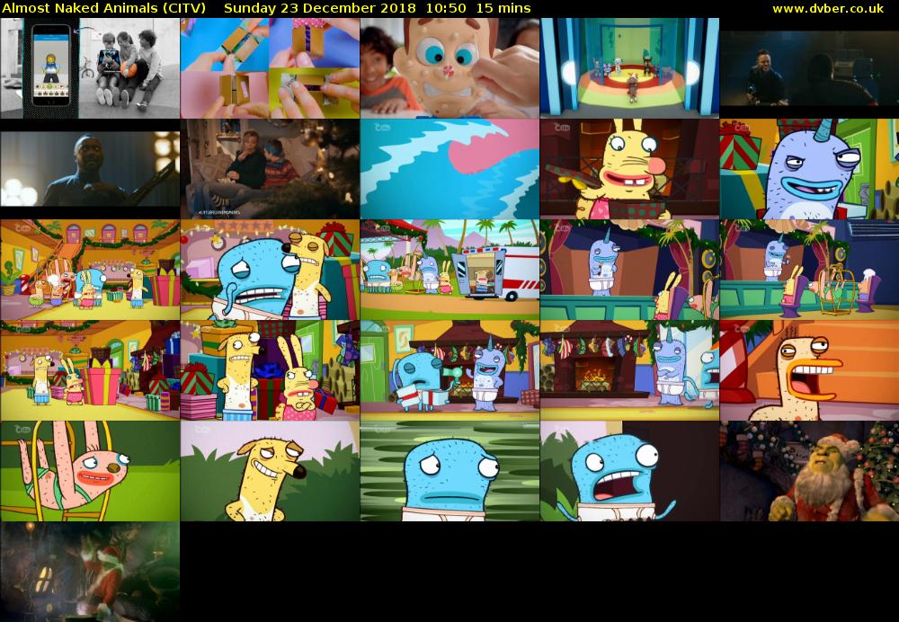 Almost Naked Animals (CITV) Sunday 23 December 2018 10:50 - 11:05