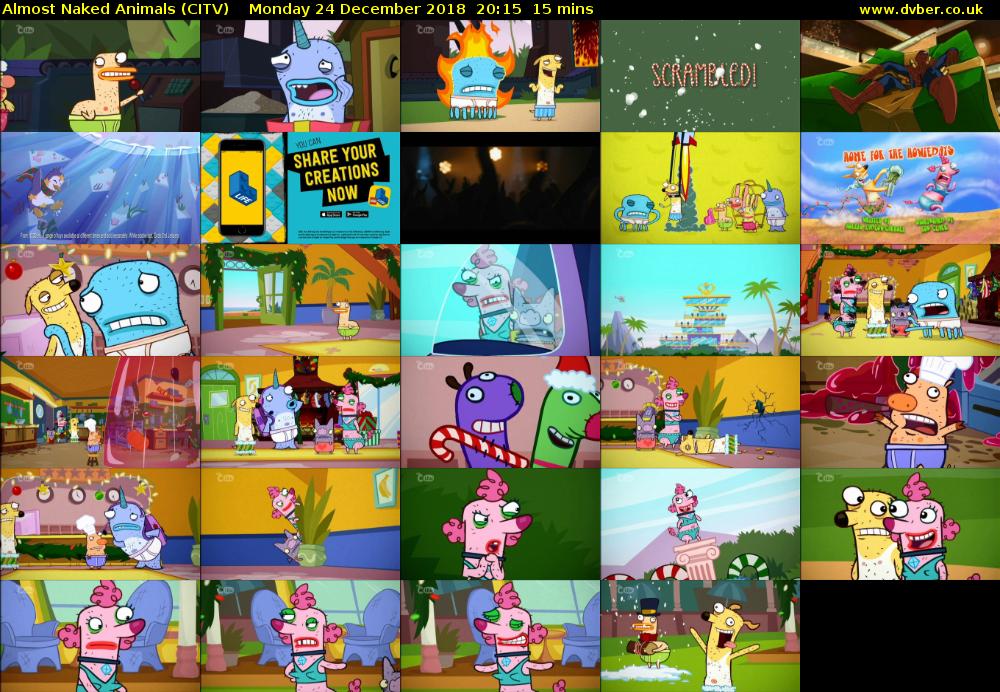 Almost Naked Animals (CITV) Monday 24 December 2018 20:15 - 20:30