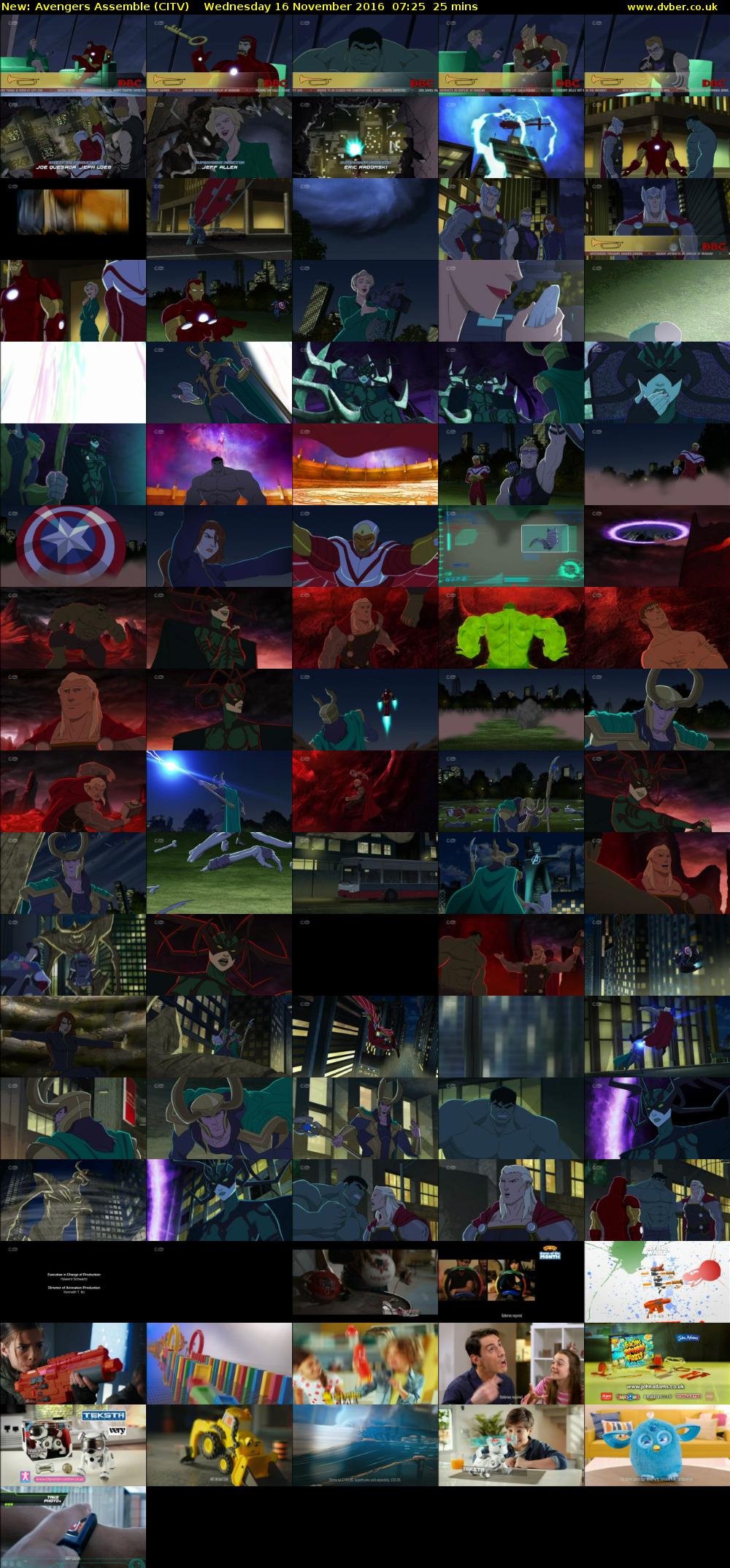 Avengers Assemble (CITV) Wednesday 16 November 2016 07:25 - 07:50
