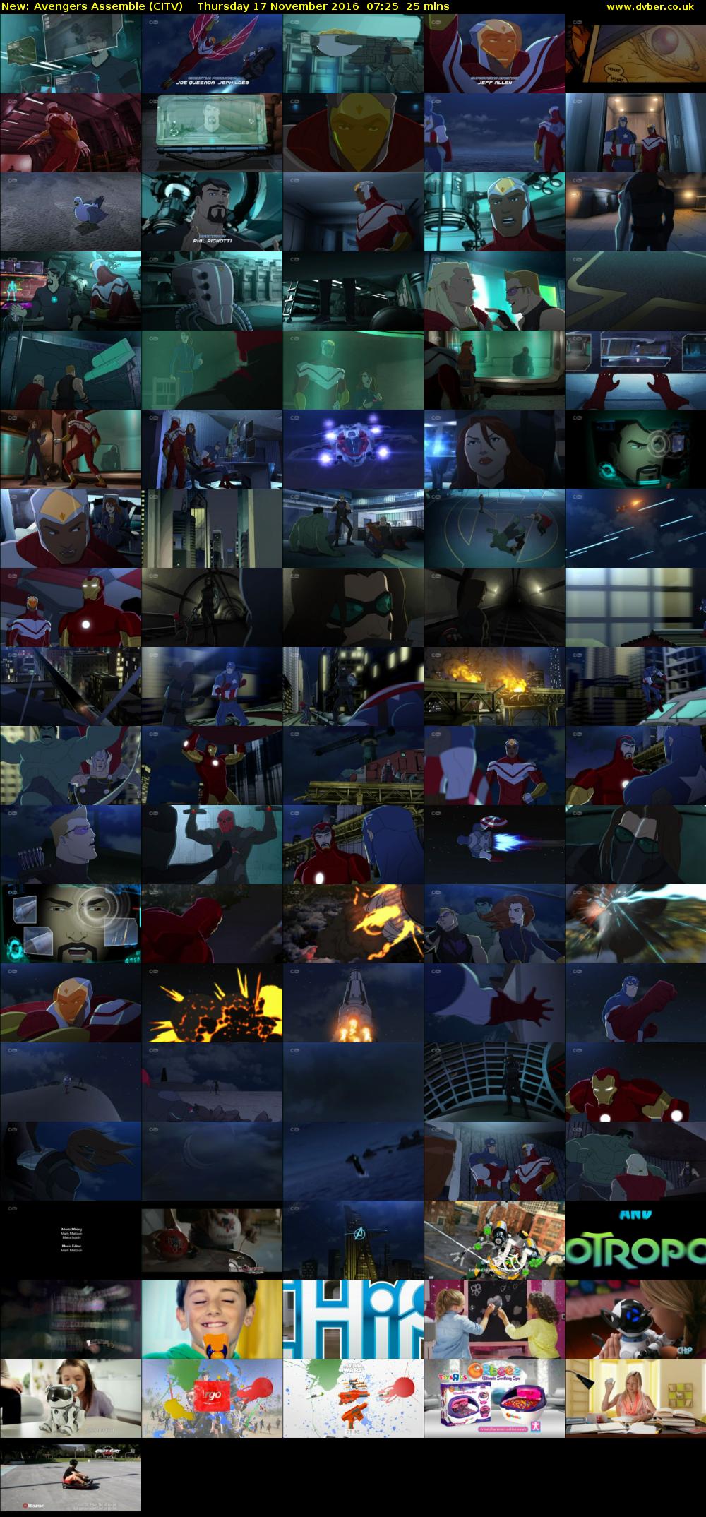Avengers Assemble (CITV) Thursday 17 November 2016 07:25 - 07:50