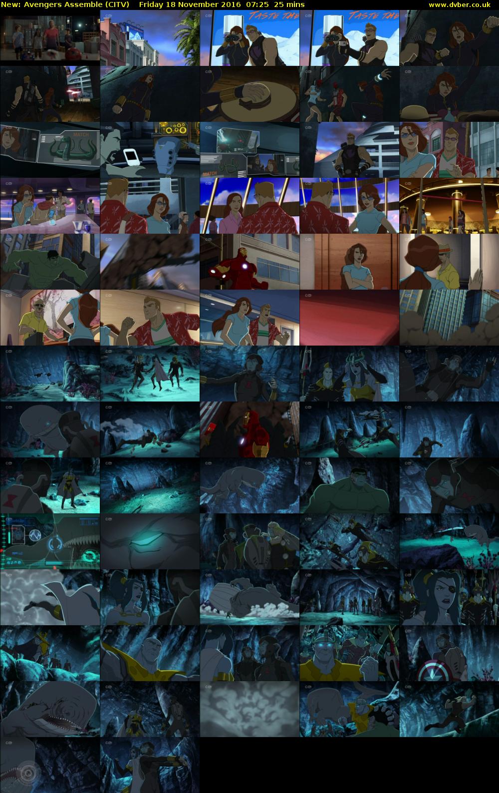 Avengers Assemble (CITV) Friday 18 November 2016 07:25 - 07:50