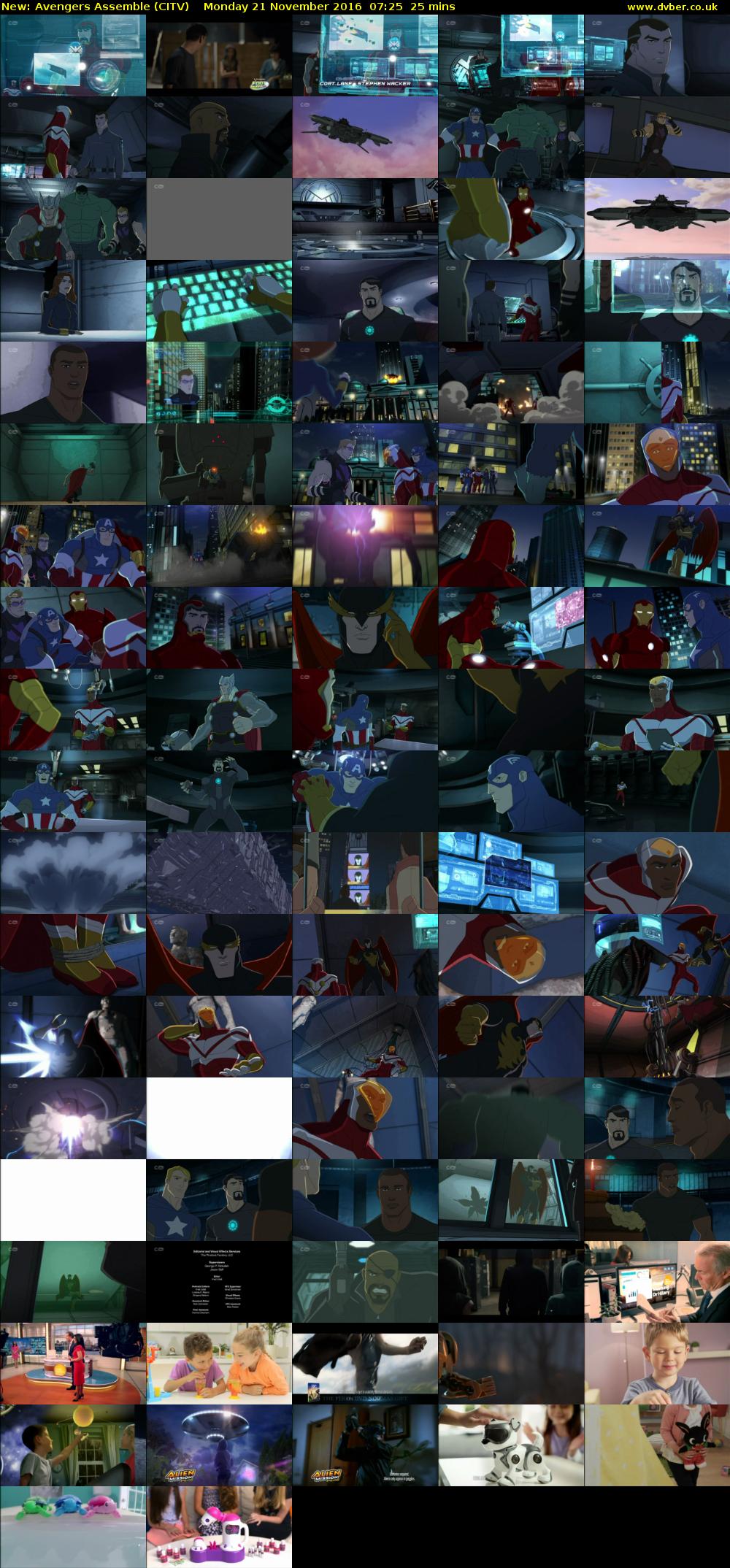 Avengers Assemble (CITV) Monday 21 November 2016 07:25 - 07:50