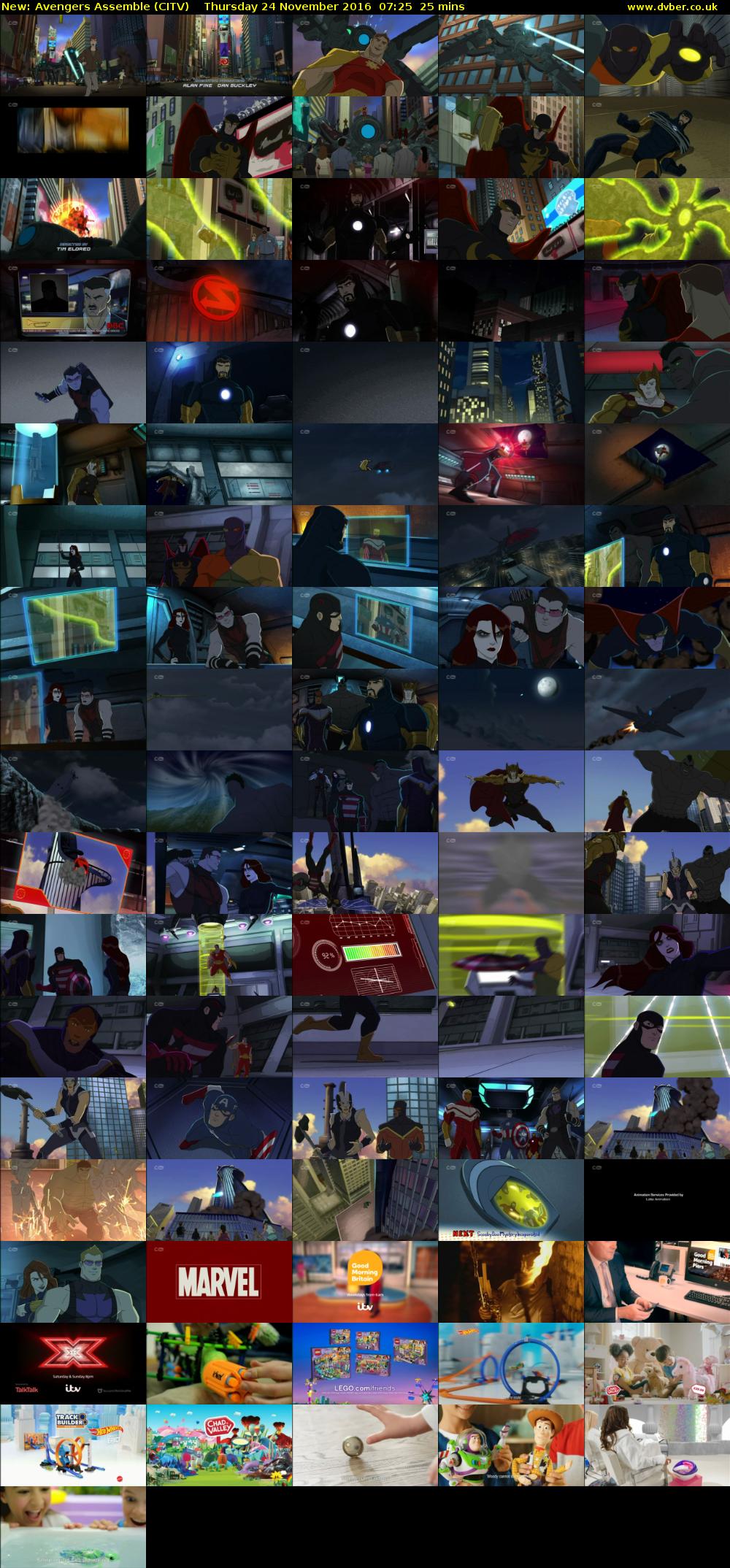 Avengers Assemble (CITV) Thursday 24 November 2016 07:25 - 07:50