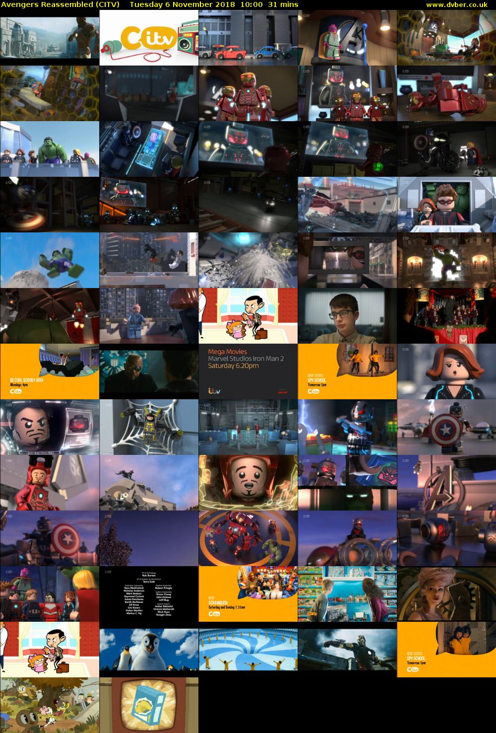 Avengers Reassembled (CITV) Tuesday 6 November 2018 10:00 - 10:31