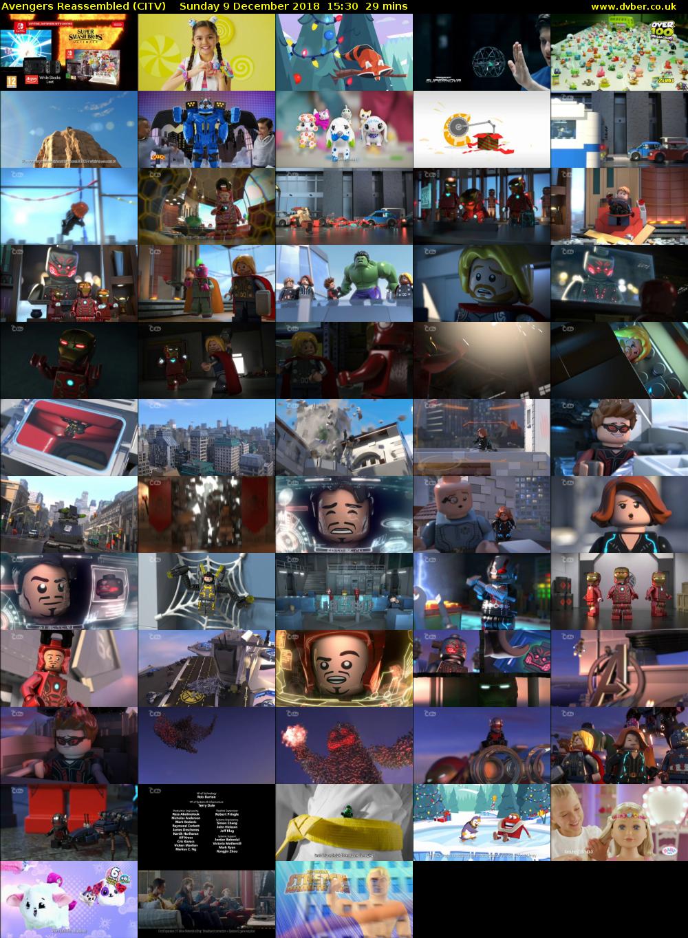 Avengers Reassembled (CITV) Sunday 9 December 2018 15:30 - 15:59