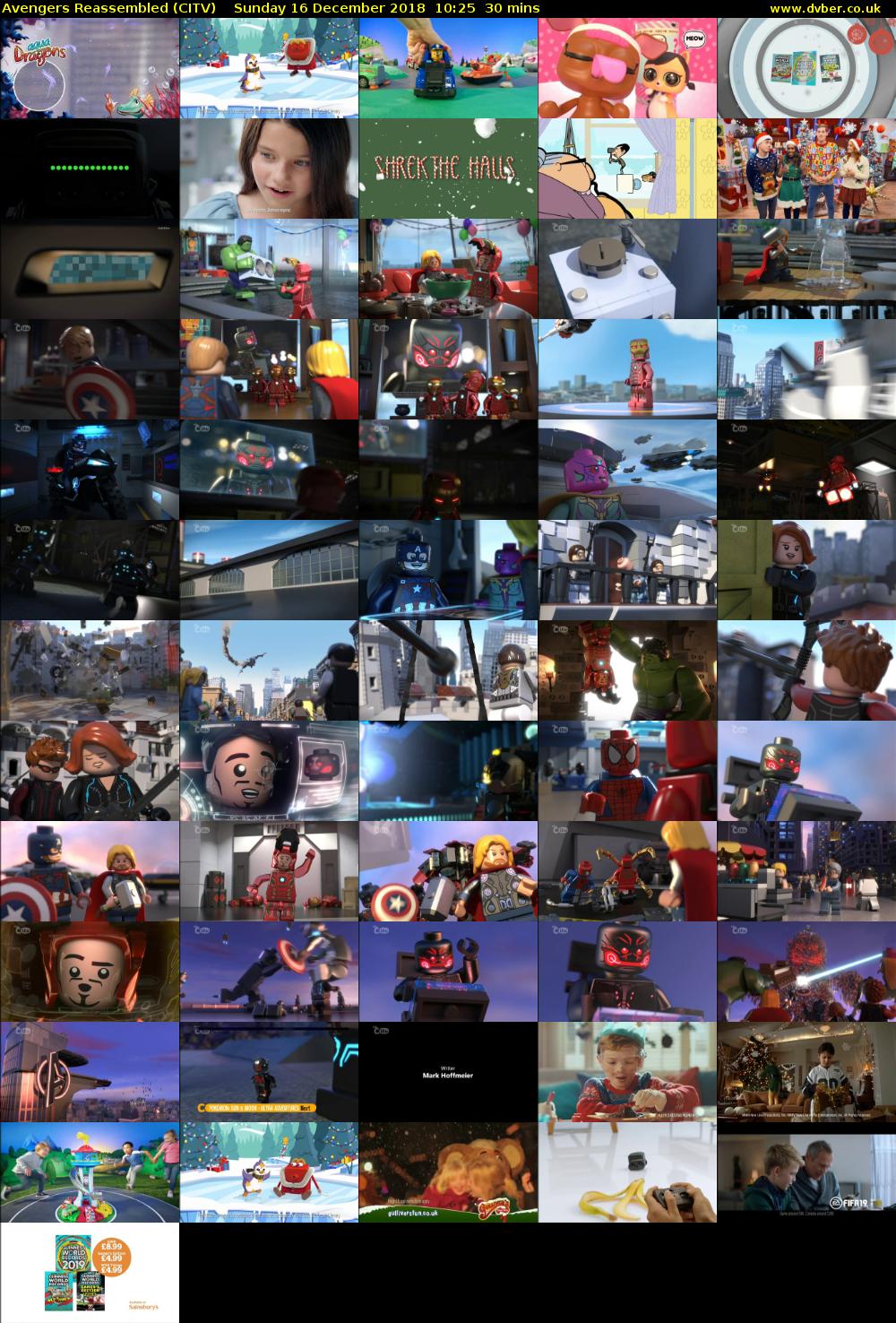 Avengers Reassembled (CITV) Sunday 16 December 2018 10:25 - 10:55