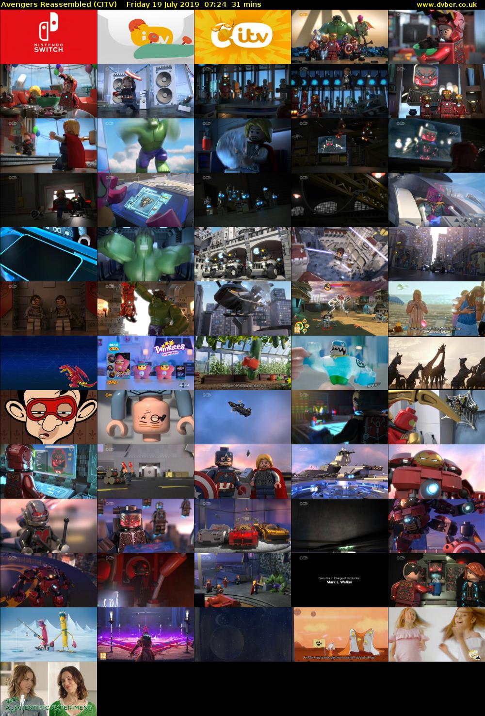 Avengers Reassembled (CITV) Friday 19 July 2019 07:24 - 07:55