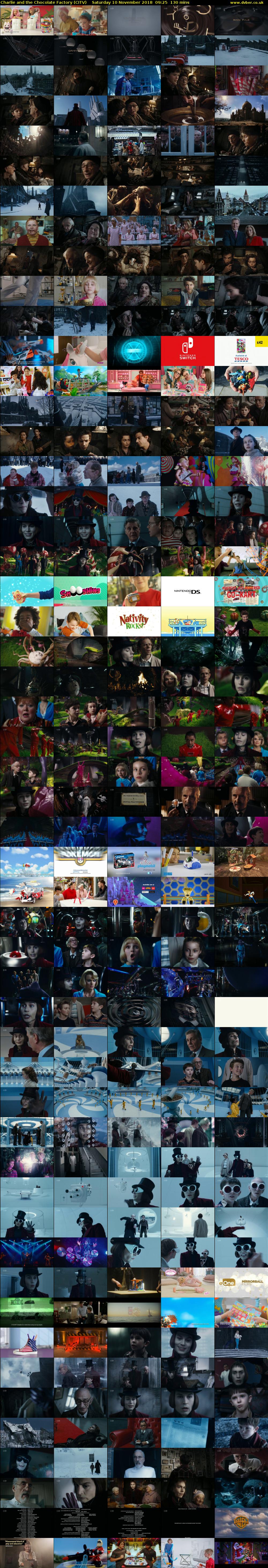 Charlie and the Chocolate Factory (CITV) Saturday 10 November 2018 09:25 - 11:35