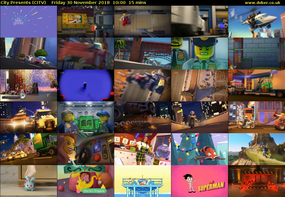 City Presents (CITV) Friday 30 November 2018 10:00 - 10:15