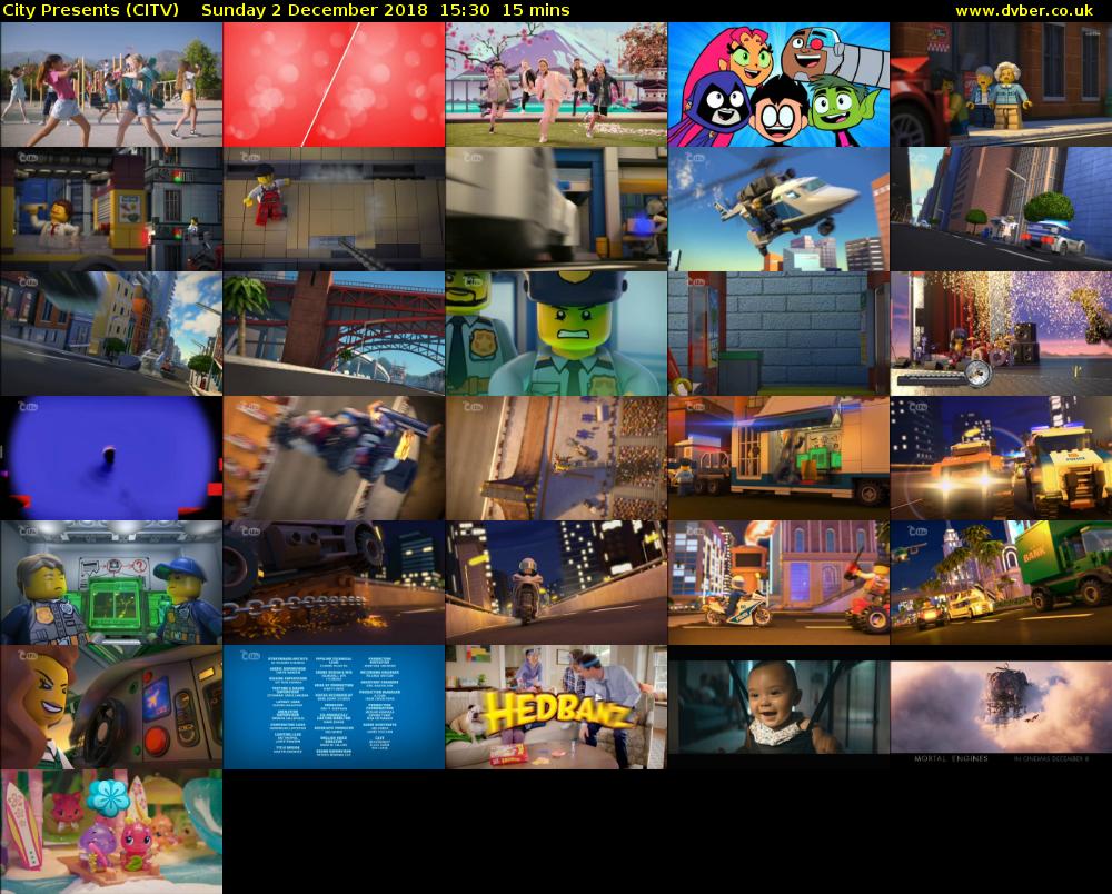 City Presents (CITV) Sunday 2 December 2018 15:30 - 15:45