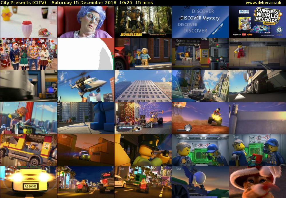 City Presents (CITV) Saturday 15 December 2018 10:25 - 10:40