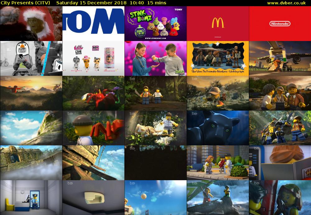 City Presents (CITV) Saturday 15 December 2018 10:40 - 10:55