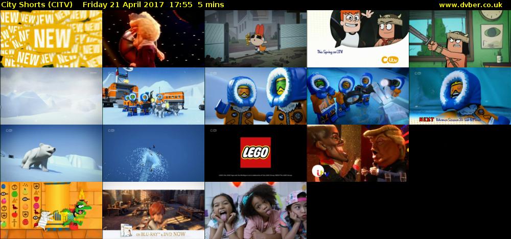 City Shorts (CITV) Friday 21 April 2017 17:55 - 18:00
