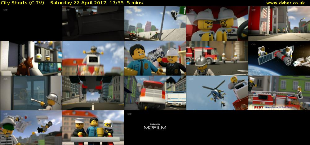 City Shorts (CITV) Saturday 22 April 2017 17:55 - 18:00