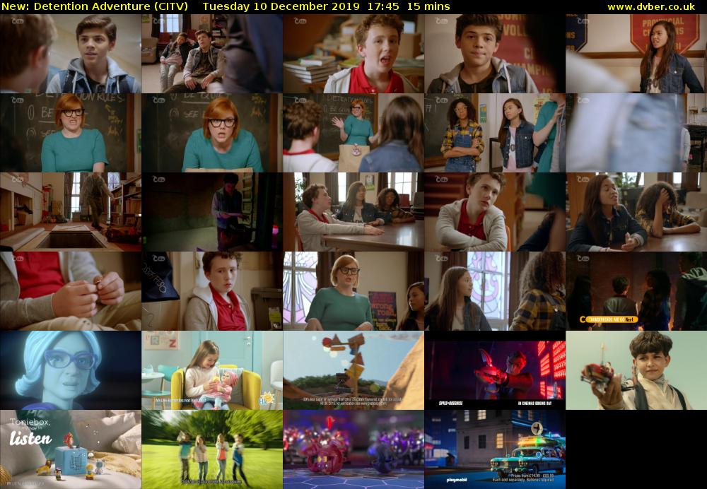 Detention Adventure (CITV) Tuesday 10 December 2019 17:45 - 18:00