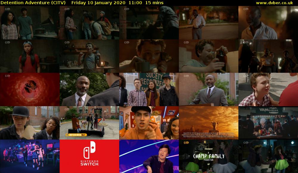 Detention Adventure (CITV) Friday 10 January 2020 11:00 - 11:15