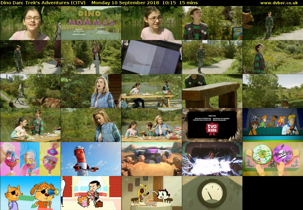 Dino Dan: Trek's Adventures (CITV) Monday 10 September 2018 10:15 - 10:30