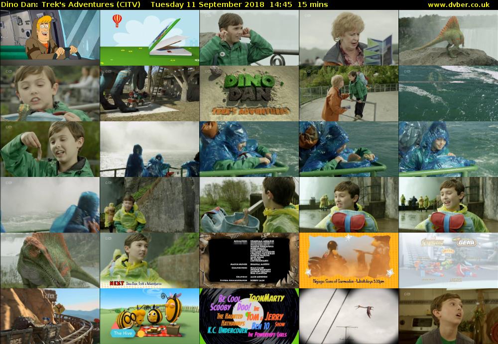 Dino Dan: Trek's Adventures (CITV) Tuesday 11 September 2018 14:45 - 15:00