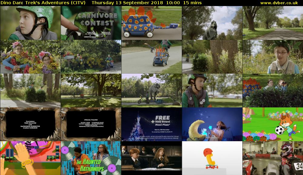 Dino Dan: Trek's Adventures (CITV) Thursday 13 September 2018 10:00 - 10:15