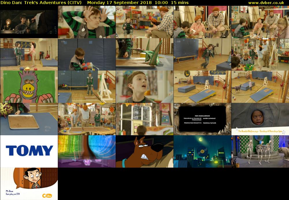 Dino Dan: Trek's Adventures (CITV) Monday 17 September 2018 10:00 - 10:15