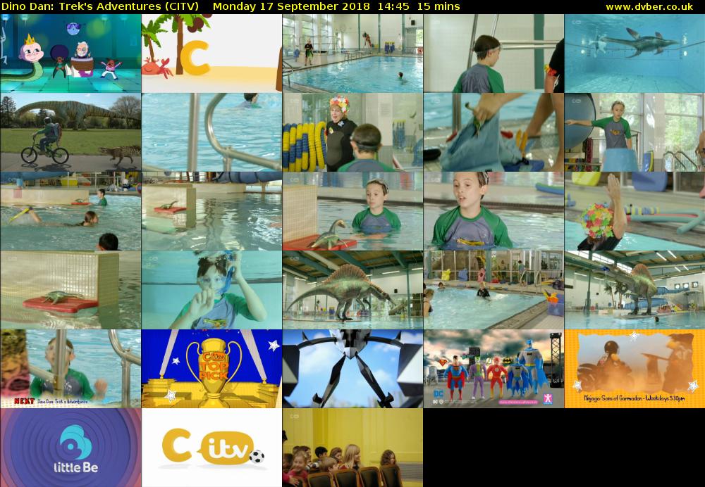 Dino Dan: Trek's Adventures (CITV) Monday 17 September 2018 14:45 - 15:00