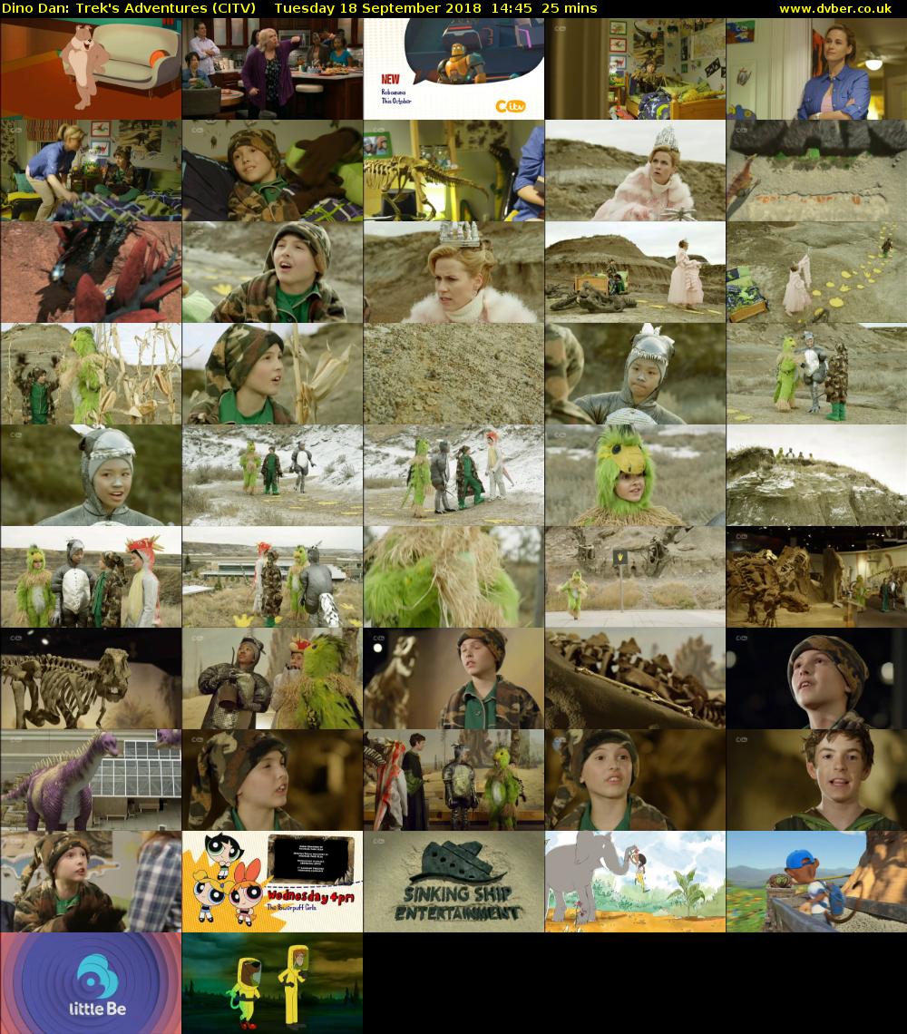 Dino Dan: Trek's Adventures (CITV) Tuesday 18 September 2018 14:45 - 15:10