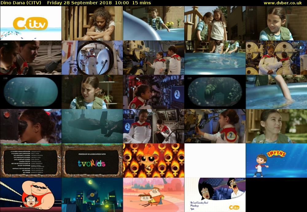 Dino Dana (CITV) Friday 28 September 2018 10:00 - 10:15